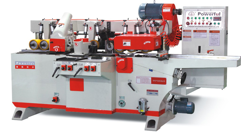 四轴四面刨 | 高效木工自动化刨削设备