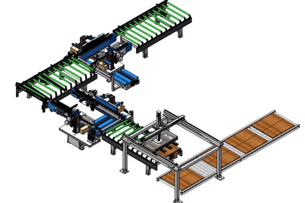 双头榫铣生产线 | 木门橱柜家具板材四边型材精密加工