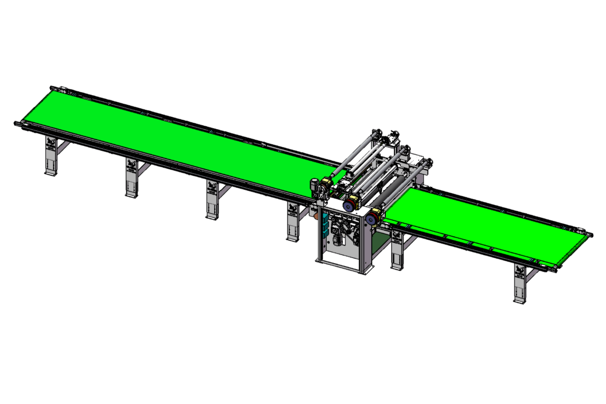 全自动 HPL 表面贴覆保护膜设备 | 高效板材贴膜自动化生产线