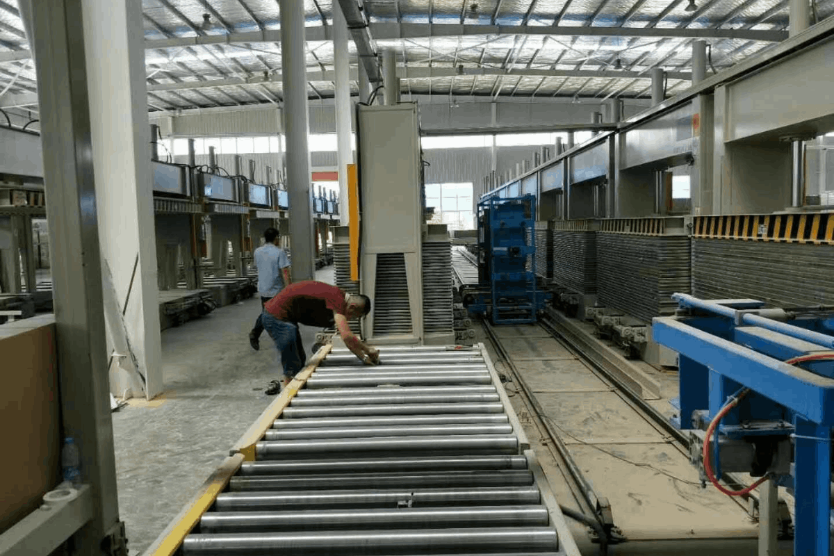 保温板复合生产线 | 硅酸钙板冷压复合设备 | 板材自动上料贴合系统